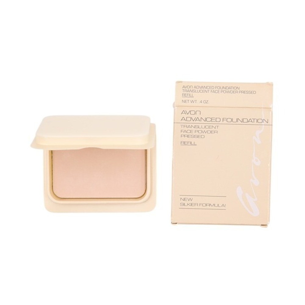 Avon - Advanced‎ Foundation Translucent Face Powder Pressed Refill - Light - NOS